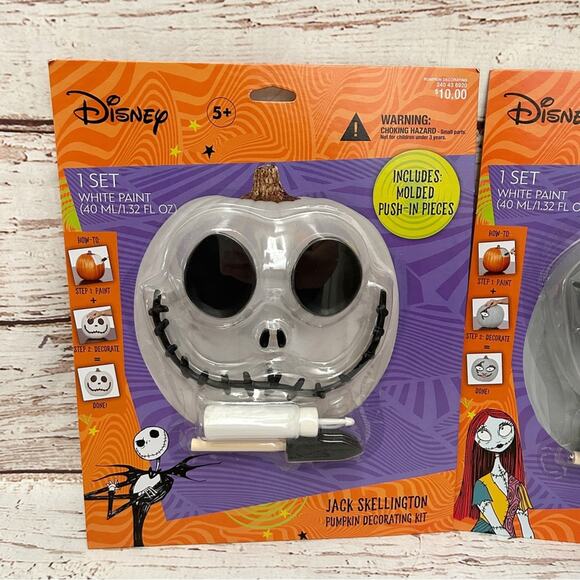 NIGHTMARE BEFORE CHRISTMAS Pumpkin Decorating Kit - Picture 2 of 4